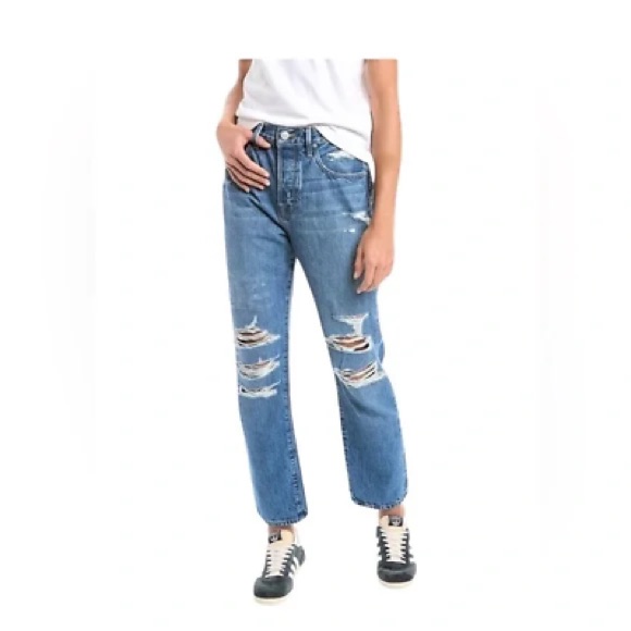 Frame Le Original Distressed Jeans. Button Fly. Women Size 23